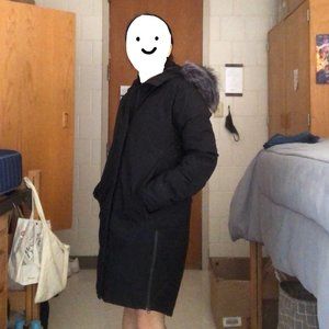 The North Face Black Defdown Parka Womens